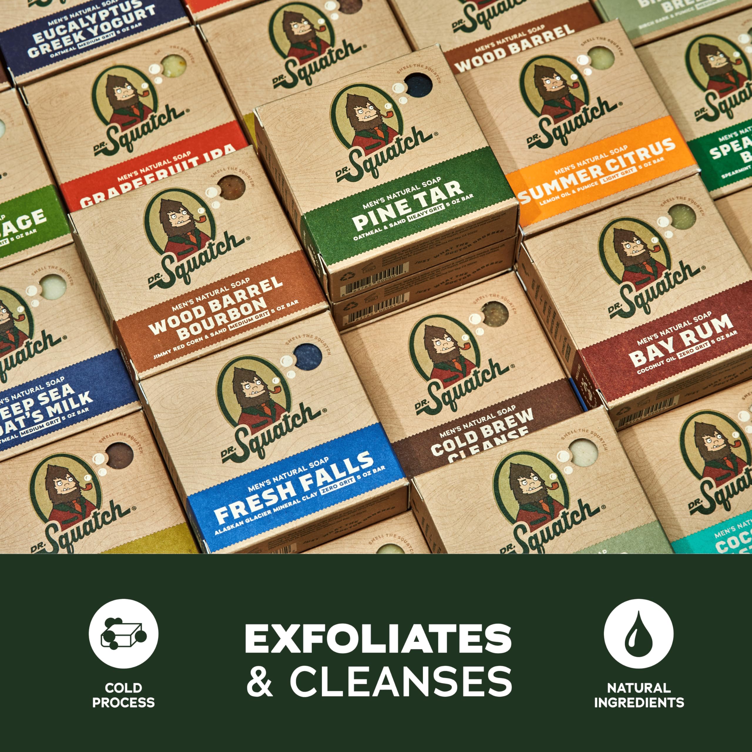 Dr. Squatch Coastal Mist soap bar—coastal aroma for a rejuvenating shower.