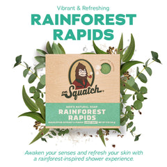 Dr. Squatch Fresh Falls soap bar offers a brisk outdoorsy aroma for your shower routine.