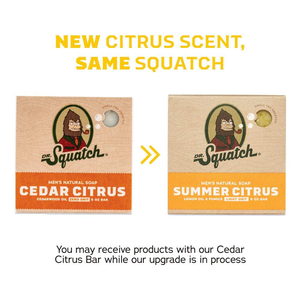 Dr. Squatch gift set image highlighting packaging for a premium gift option.