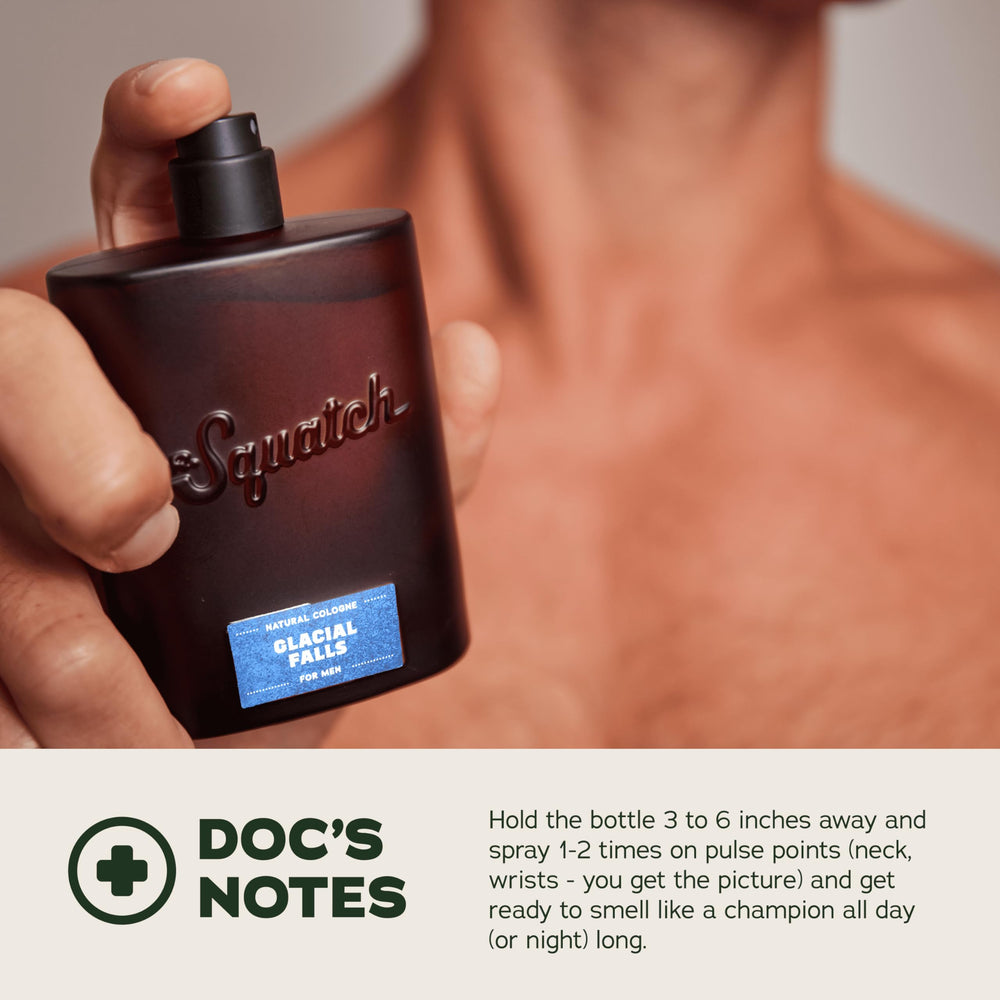 Dr. Squatch Glacial Falls Bergamot Clove Leaf shows bright, spicy nuances in a refreshing profile.