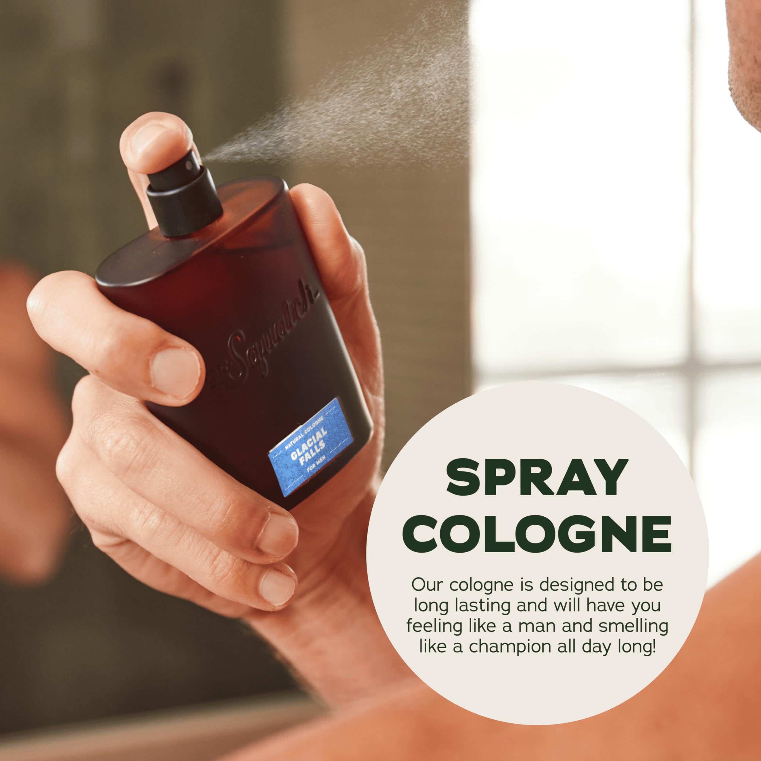 Dr. Squatch Glacial Falls scent waves capture cooling freshness and signature longevity.