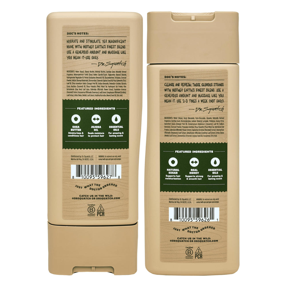 Dr. Squatch men's hair bundle in view for fuller-looking hair