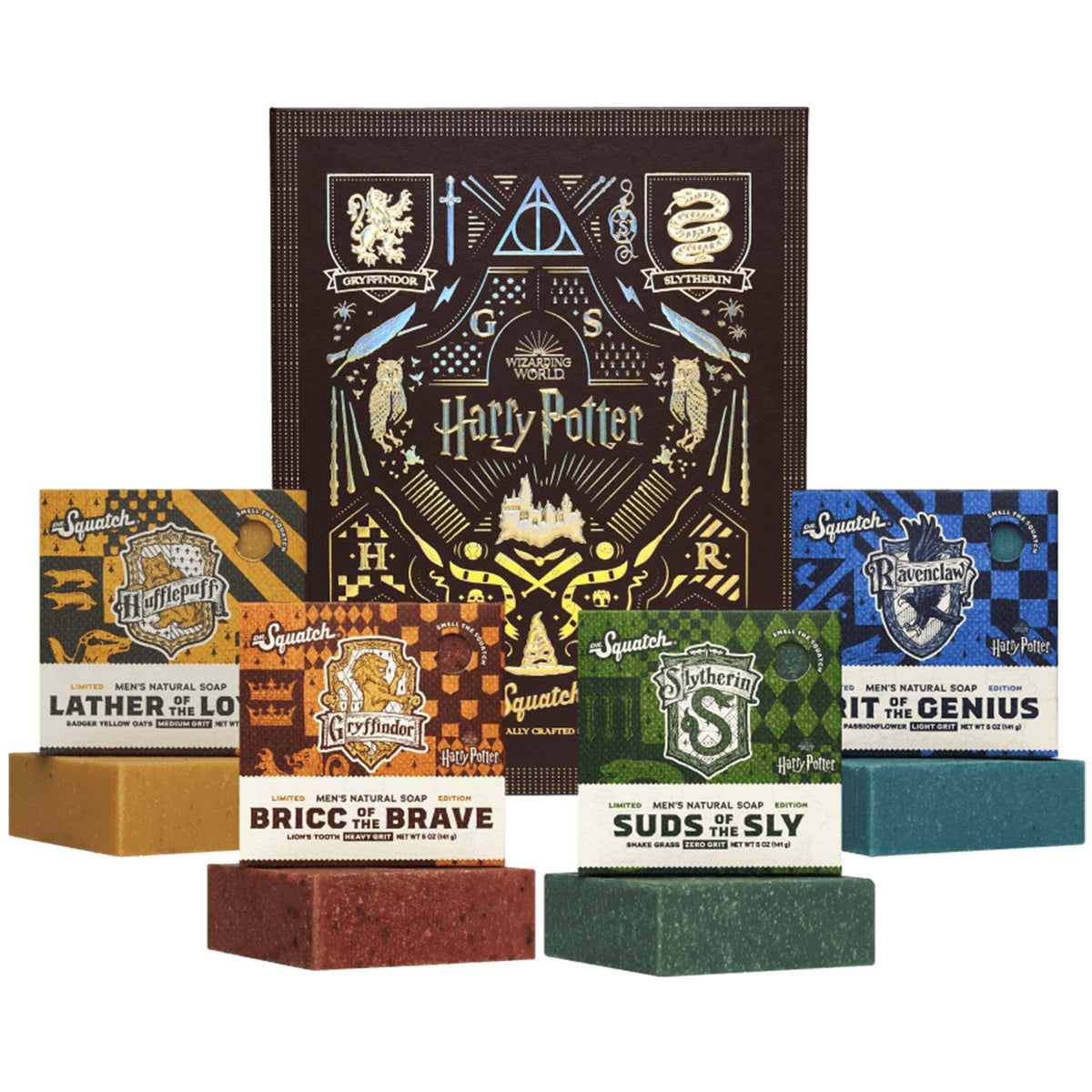 Dr. Squatch Harry Potter collector box with wizarding design for gift-ready unboxing