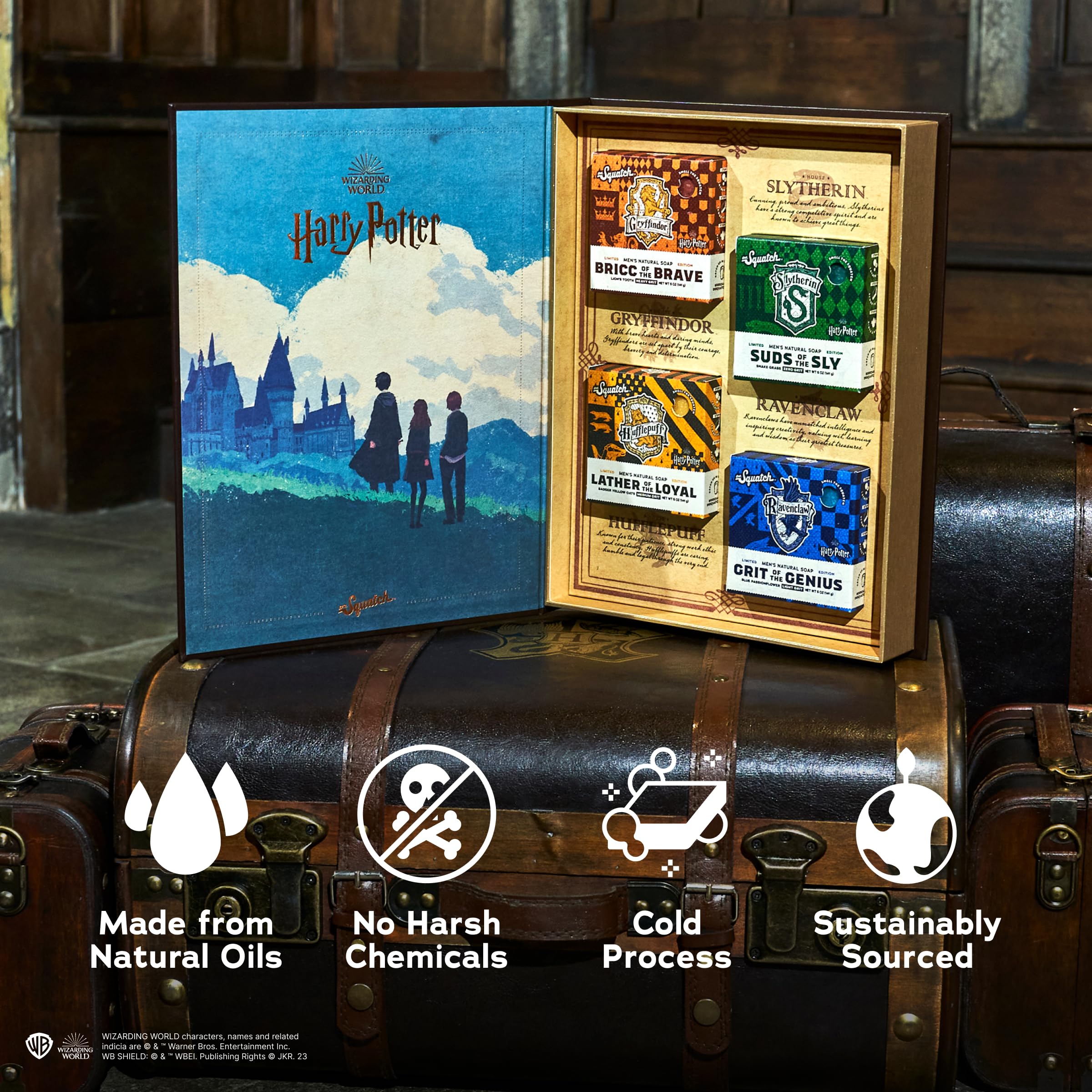 Dr. Squatch Gryffindor soap bar for bold, heroic shower moments