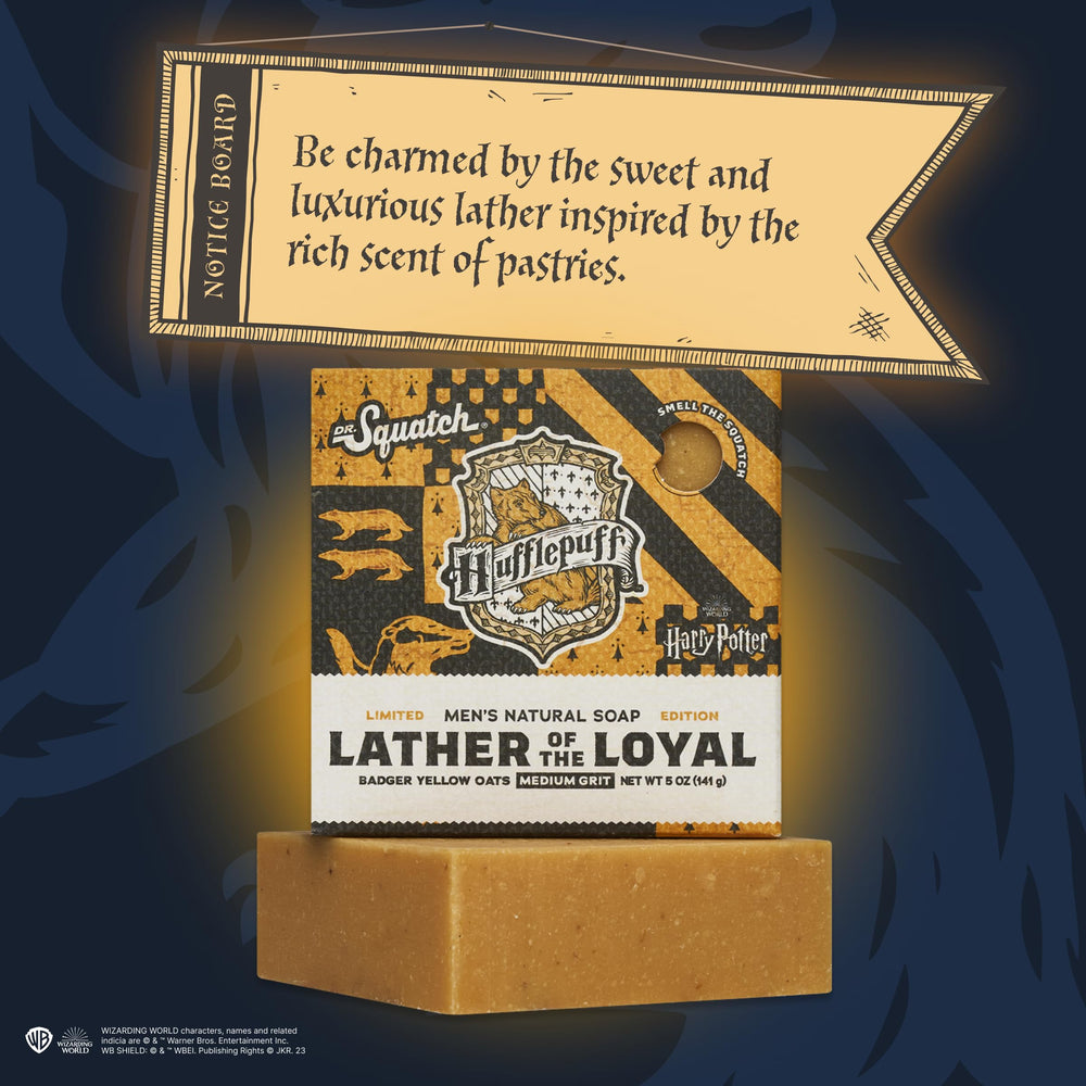Dr. Squatch collector's box close-up highlighting wizarding design