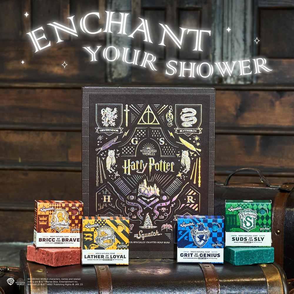 Dr. Squatch Slytherin soap bar with rich lather for confident cleansing