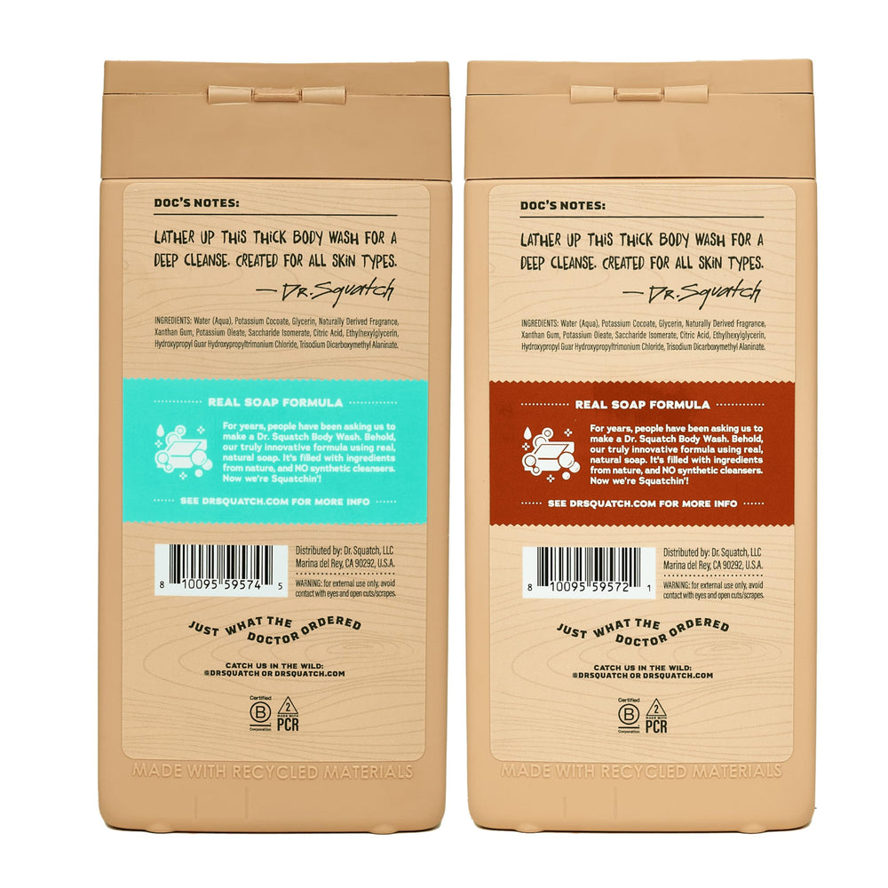 Dr. Squatch lathering foam – real soap formula delivers rich, moisturizing cleanse