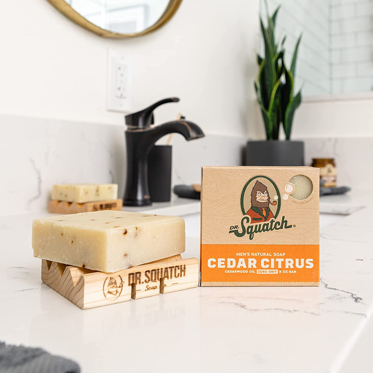 Dr. Squatch natural cold-process soap, USA-made, nourishing coconut oil and shea butter.