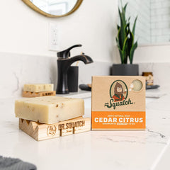 Dr. Squatch natural cold-process soap, USA-made, nourishing coconut oil and shea butter.