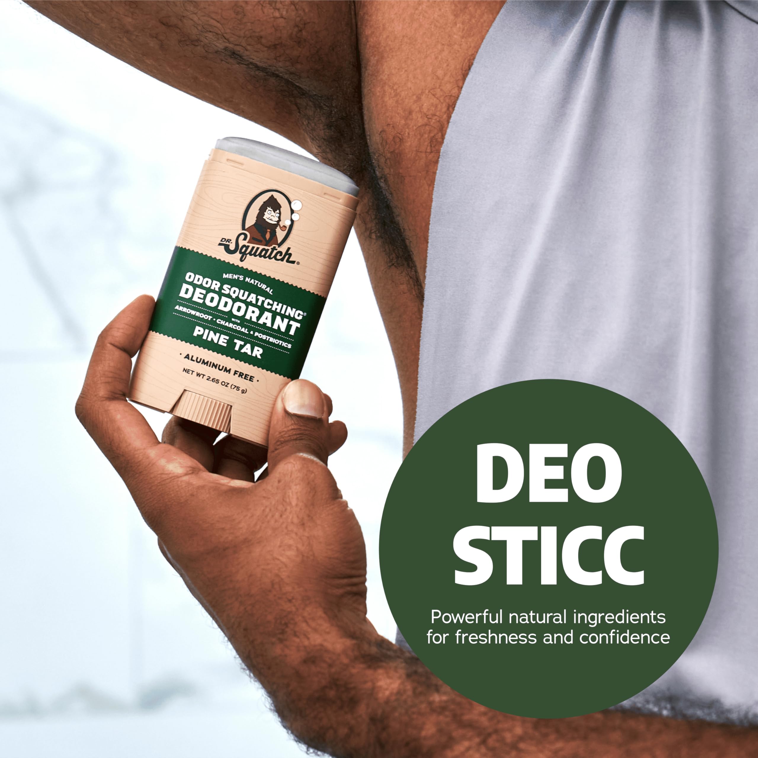 Dr Squatch packaging emphasizes eco-friendly design and skin-safe protection