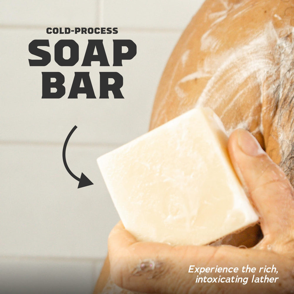Dr. Squatch Pine Tar bar soap hands clean and naturally fresh after shower.
