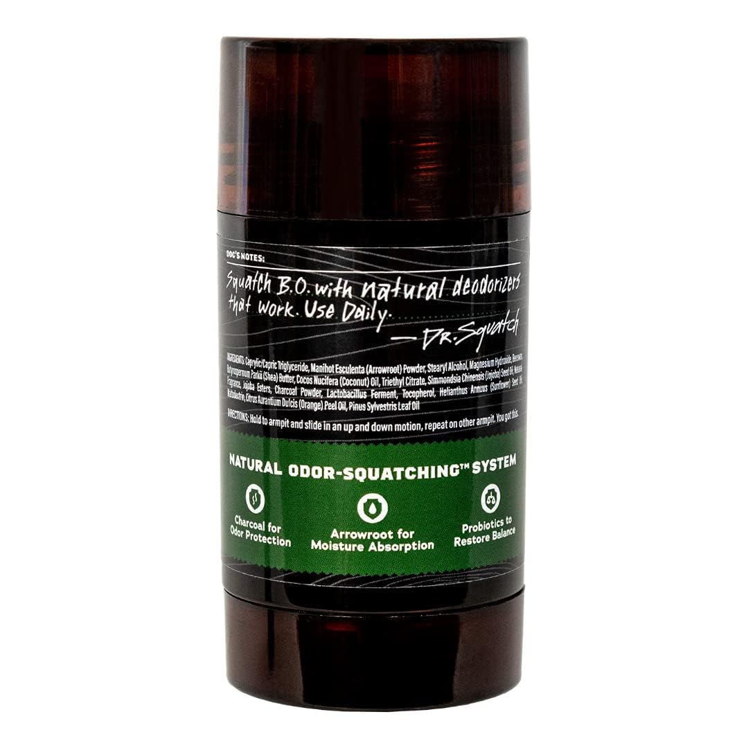 Dr. Squatch Pine Tar texture application showing smooth glide and non-sticky feel.
