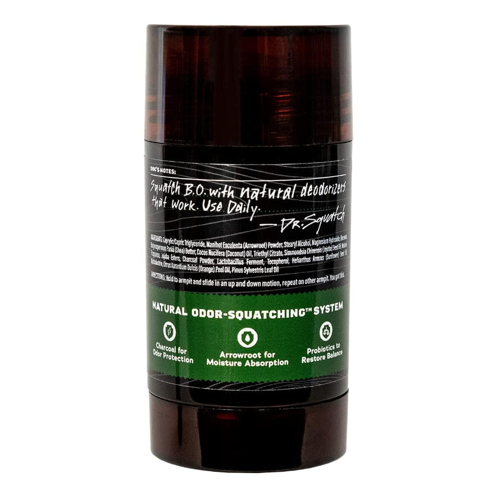 Dr. Squatch Pine Tar texture application showing smooth glide and non-sticky feel.