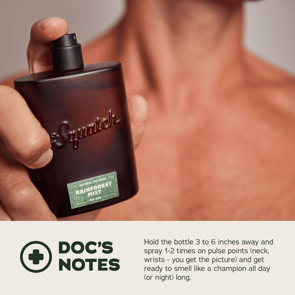 Packaging of Rainforest Mist emphasizes eco-friendly ingredients.