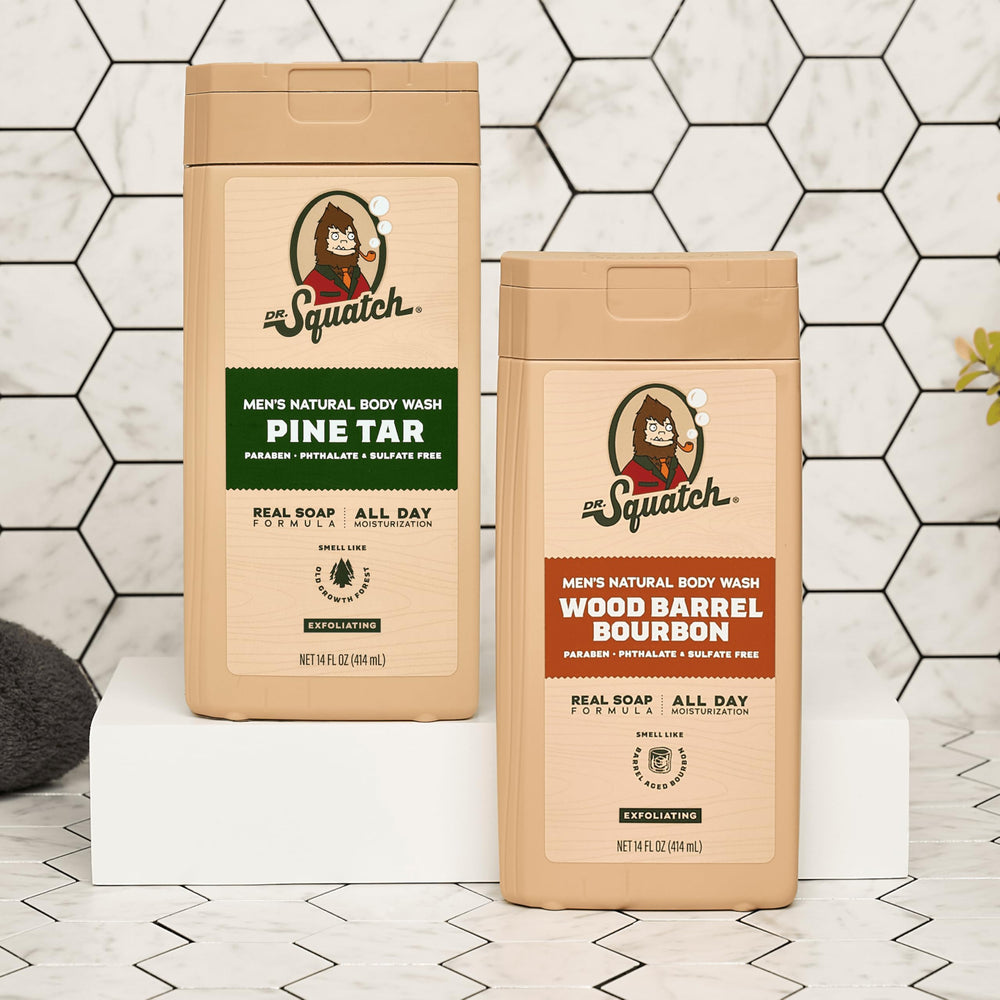 Dr. Squatch Scent-Lock Technology label hints at longer lasting fragrance