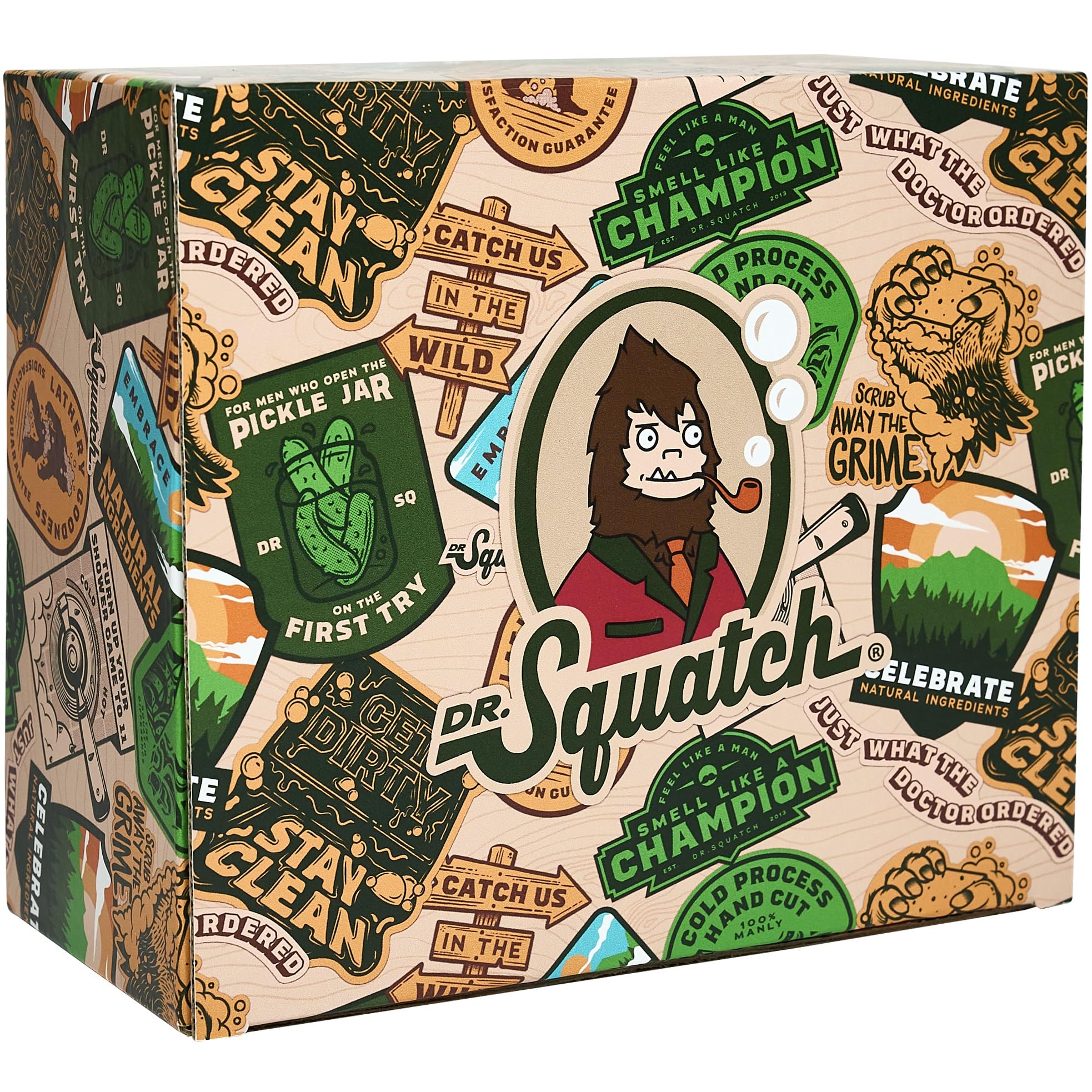 Dr. Squatch coconut oil soap detail emphasizes skin-friendly cleansing