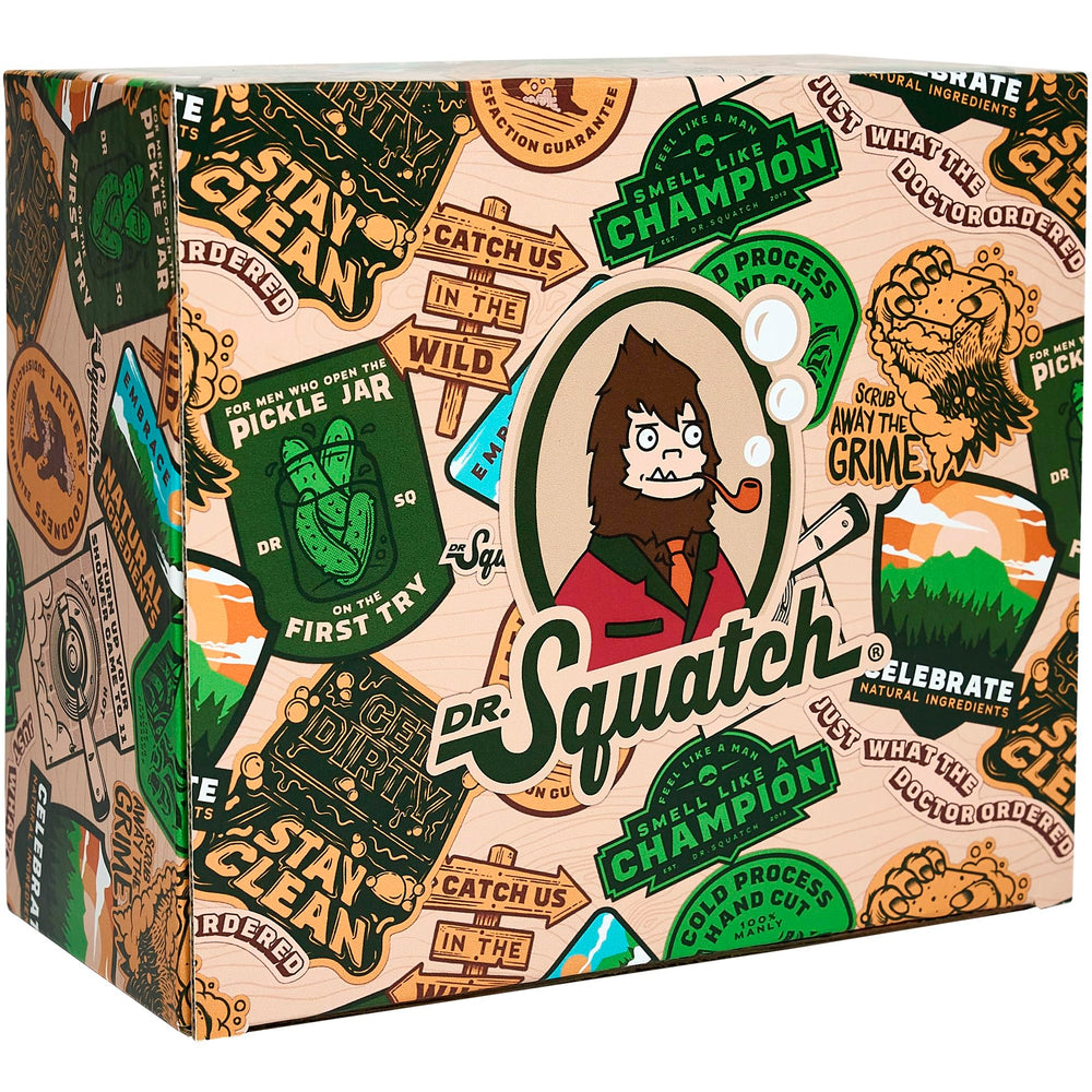 Dr. Squatch coconut oil soap detail emphasizes skin-friendly cleansing