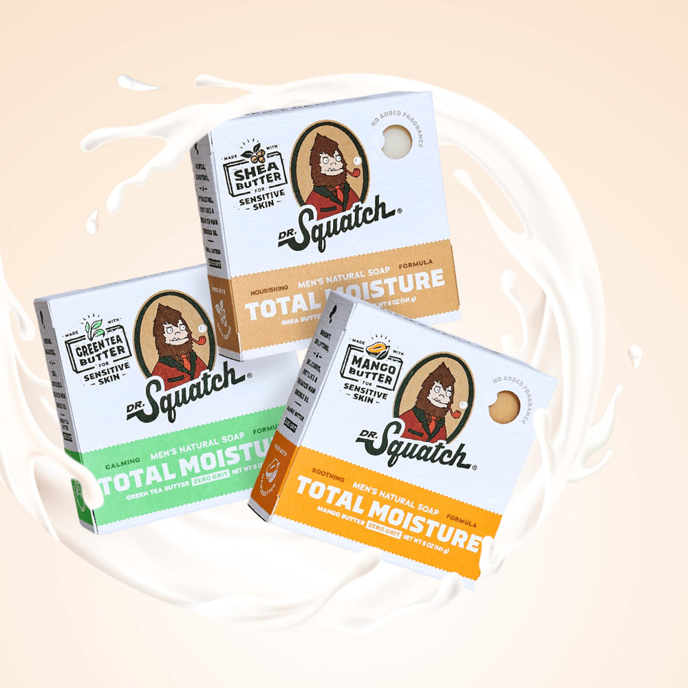 Dr. Squatch Total Moisture Bar Soap natural cold process; handcrafted soap