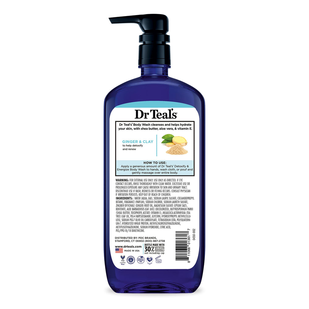 Dr Teal's Body Wash cruelty-free and vegan-friendly on the label.