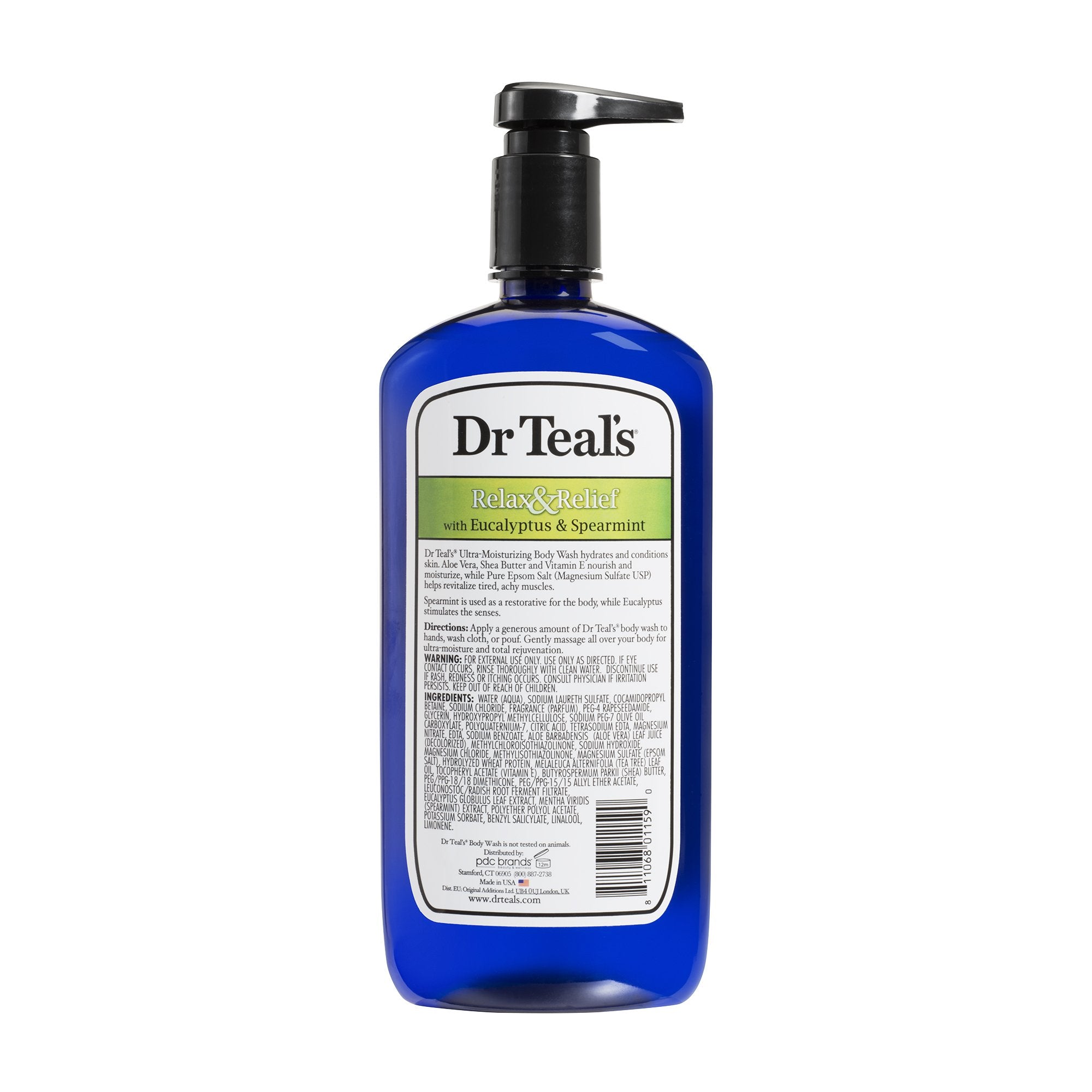 Dr Teal's Gift Set packaging showcases a three-bottle spa-at-home kit for gifting.