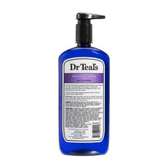 Dr Teal's Vitamin C & Citrus Body Wash emphasizes bright, glowing skin after cleansing.