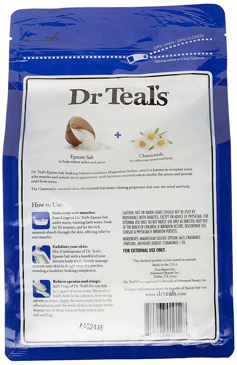 Dr Teal's Comfort & Calm gift-set overview showing the 4-pack packaging for easy gifting.
