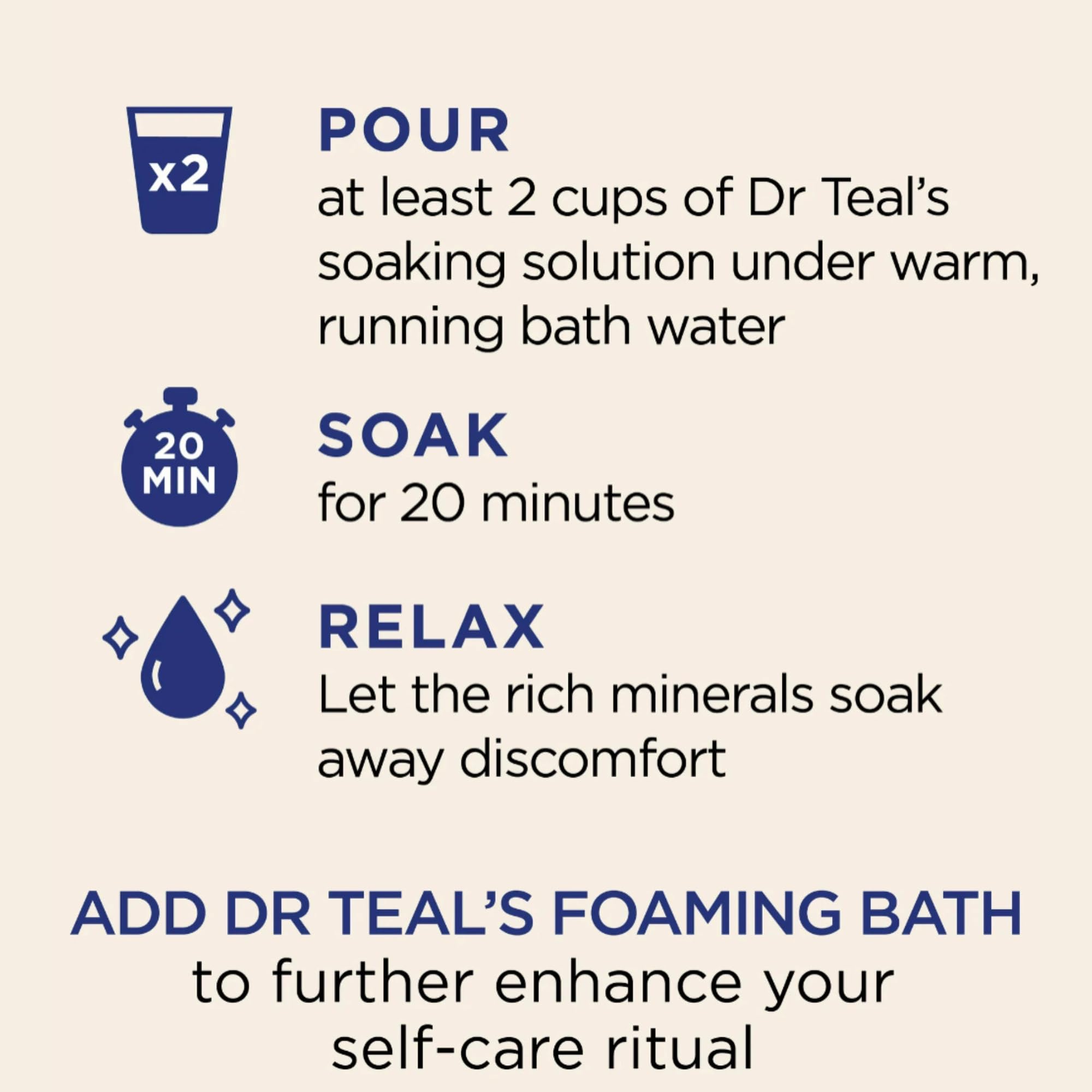 Dr Teal's Cozy Vanilla Season bath scene with bubbles for stress-relief ritual.