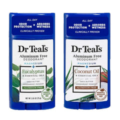 Dr Teal's eucalyptus deodorant 2.65oz for all day freshness