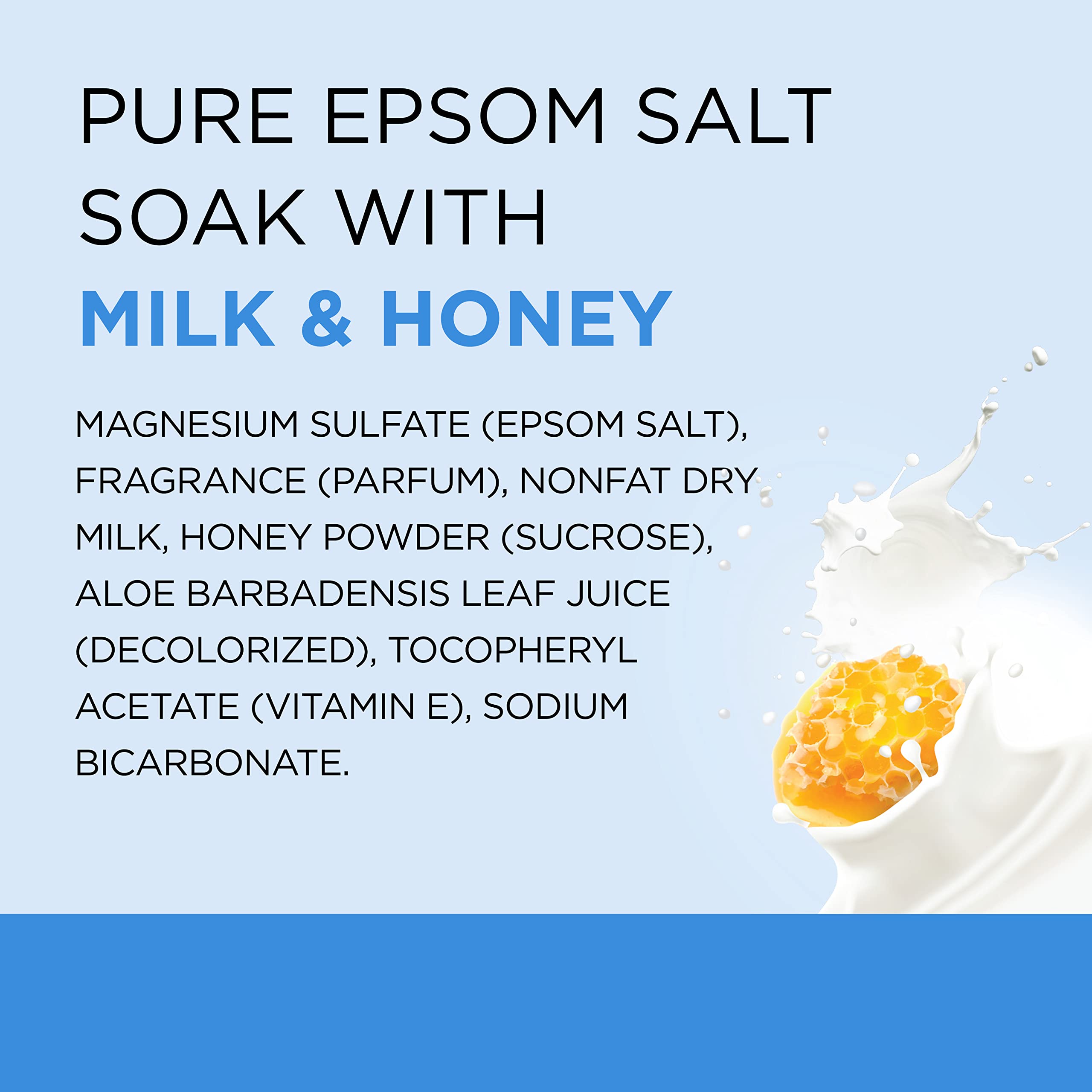 Dr Teal's exfoliating soak helps dry skin feel softer.