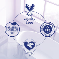 Dr Teal's Lavender Chamomile aroma steam suggests a tranquil mood before sleep.
