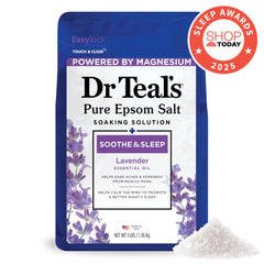 Dr Teal's Lavender Foaming Bath bottle, spa-like scent for unwinding after work