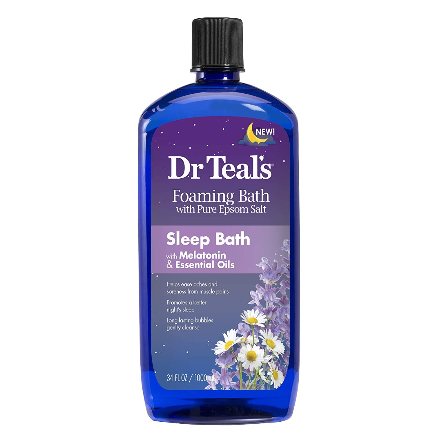 Dr Teal's Melatonin Sleep Bath lotion for nourishing skin before bed
