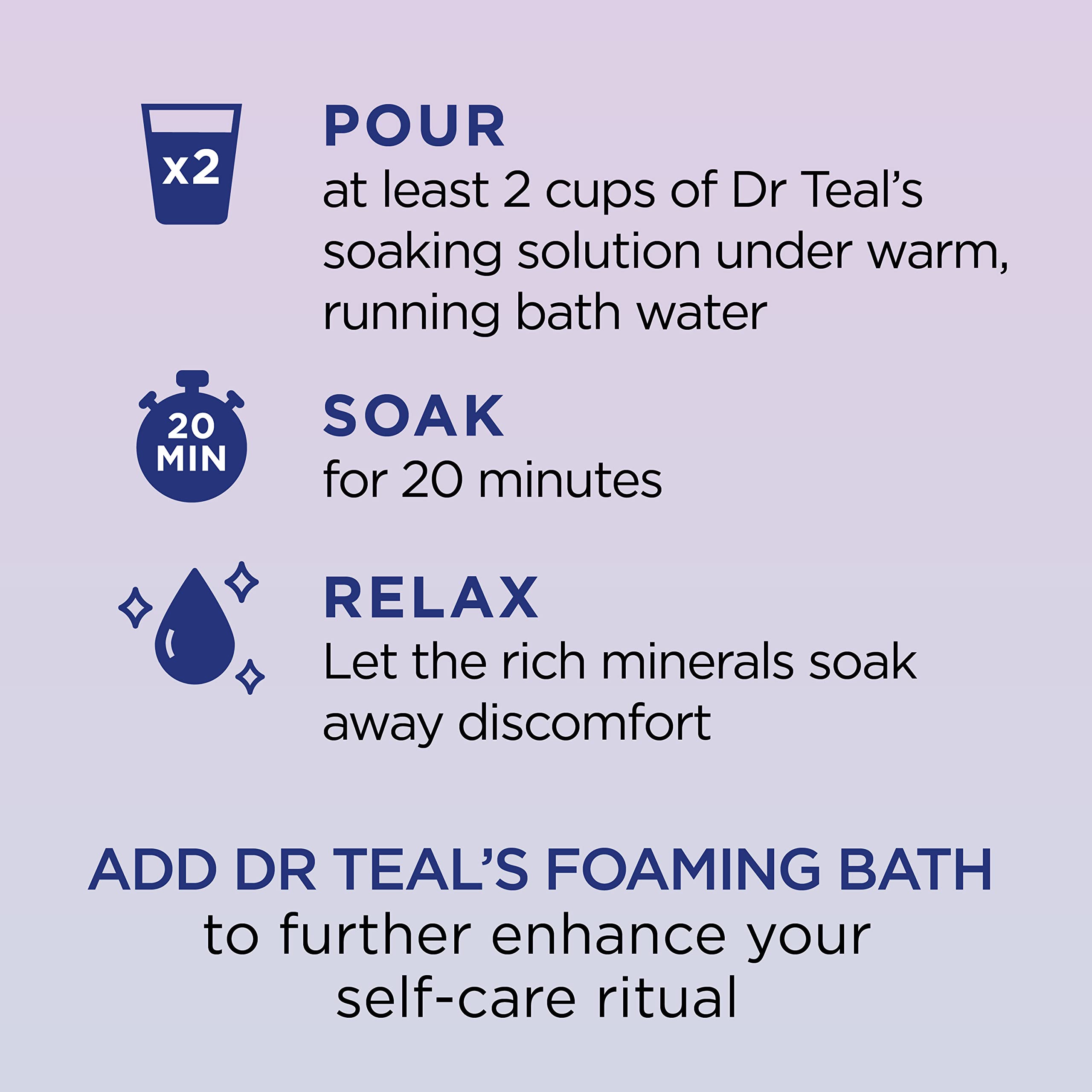 Dr Teal's Melatonin Sleep Blend bath scene highlights a calm pre bed ritual.