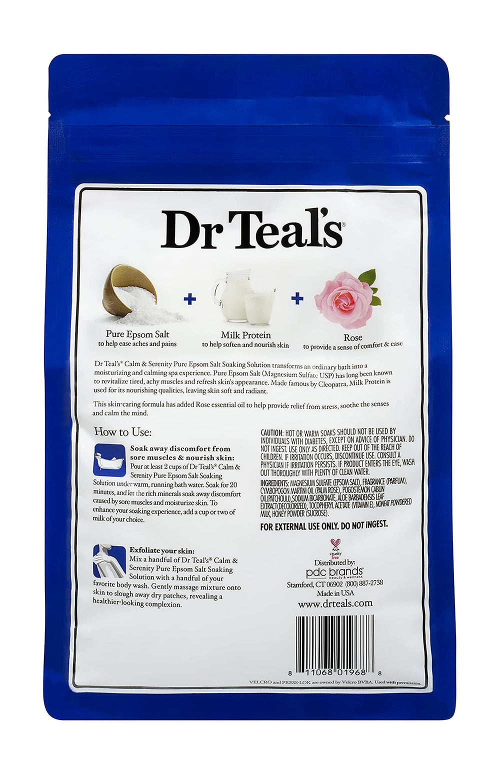 Relaxing bath ritual with long-lasting bubbles and rose scent