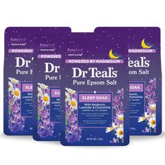 Dr Teal's Sleep Blend bath soak lavender pour for relaxation and restful evenings.