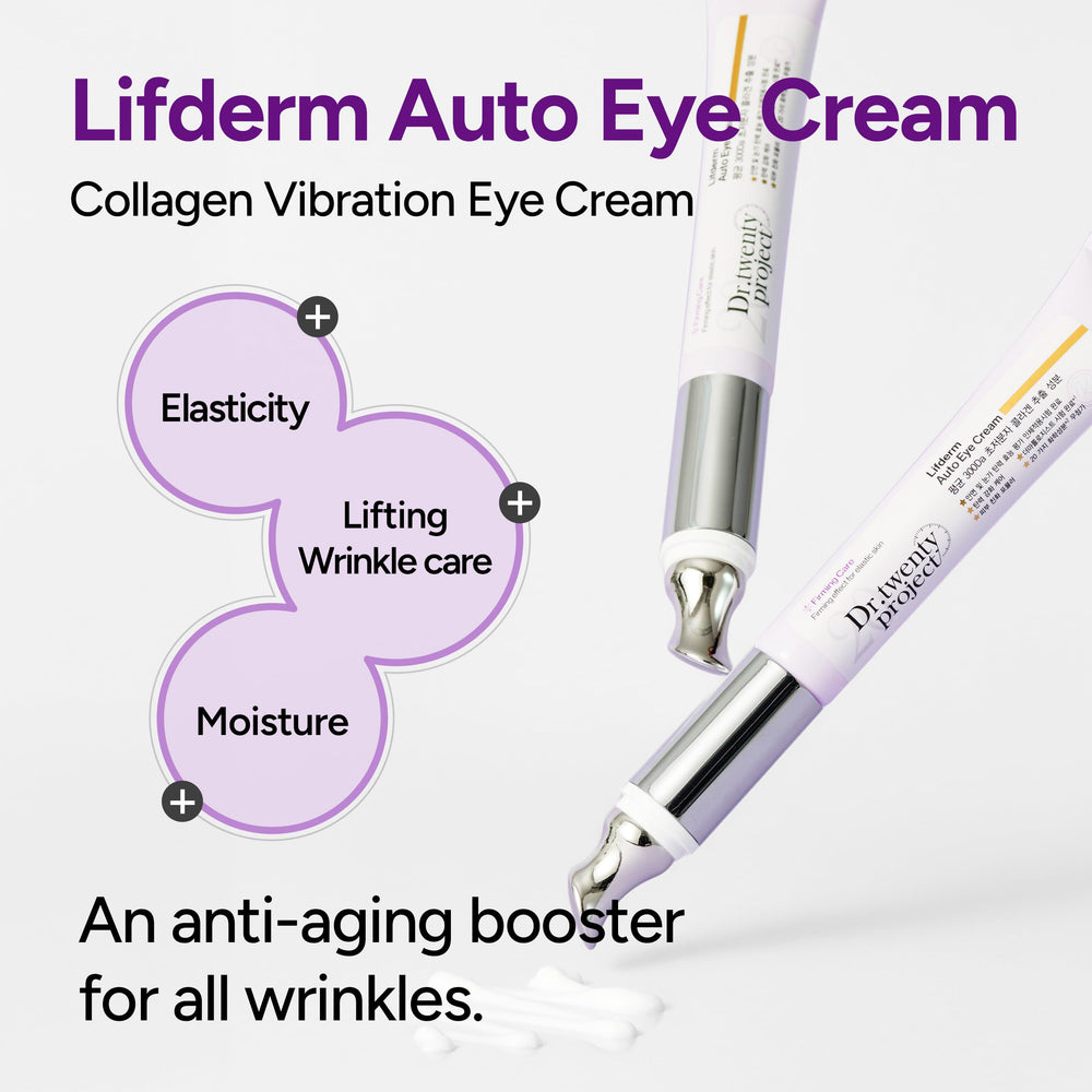 Dr.twentyproject Lifderm eye cream closeup collagen-300da formula