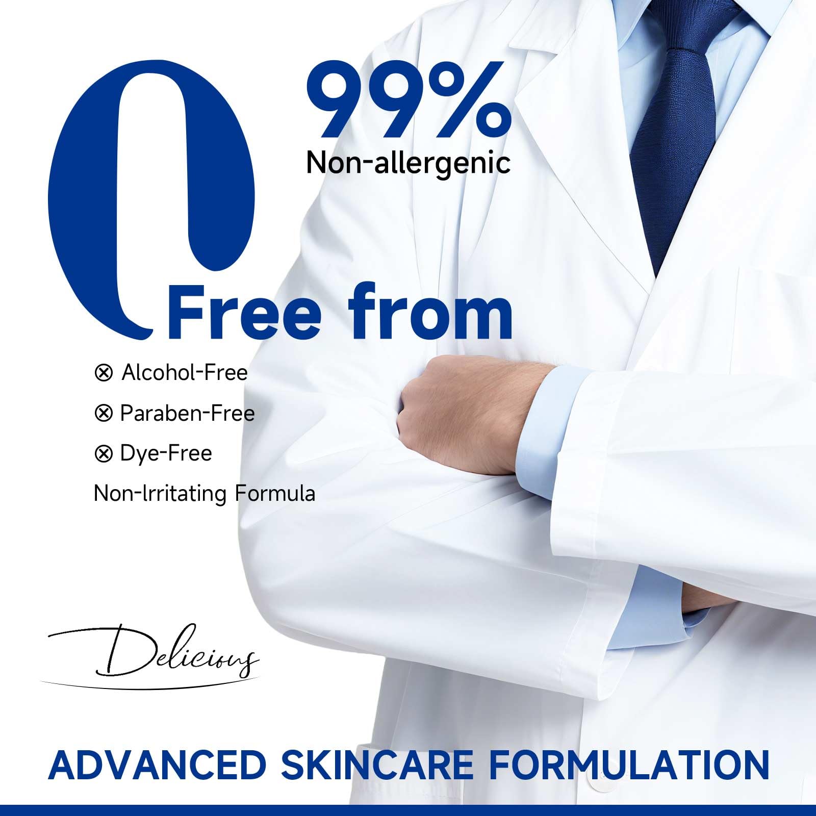 Dr Vincent clarifying face action during use suggests 15-minute brightening and even-toning potential