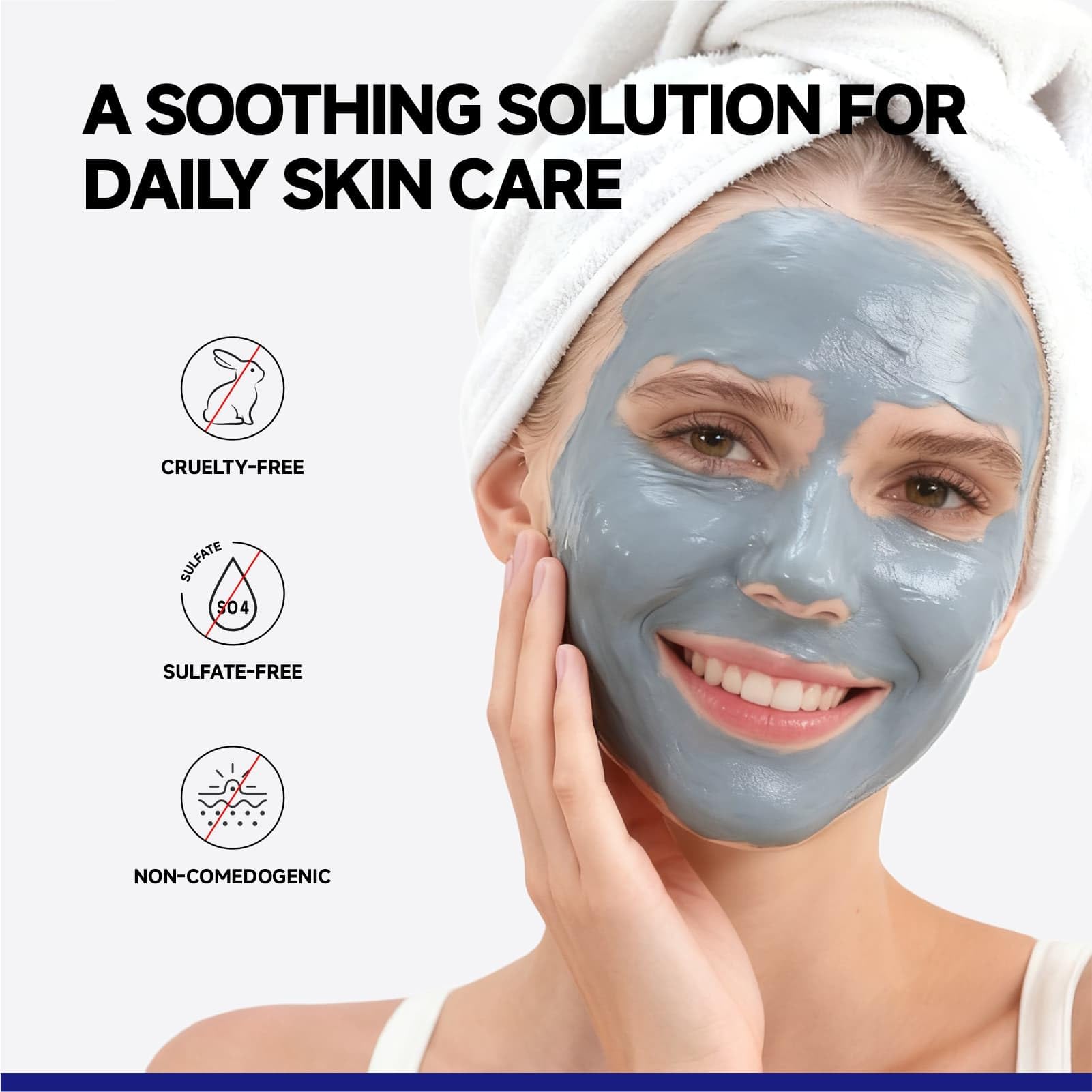 Dr Vincent hydrating texture swirl demonstrates soothing hydration without clogging pores