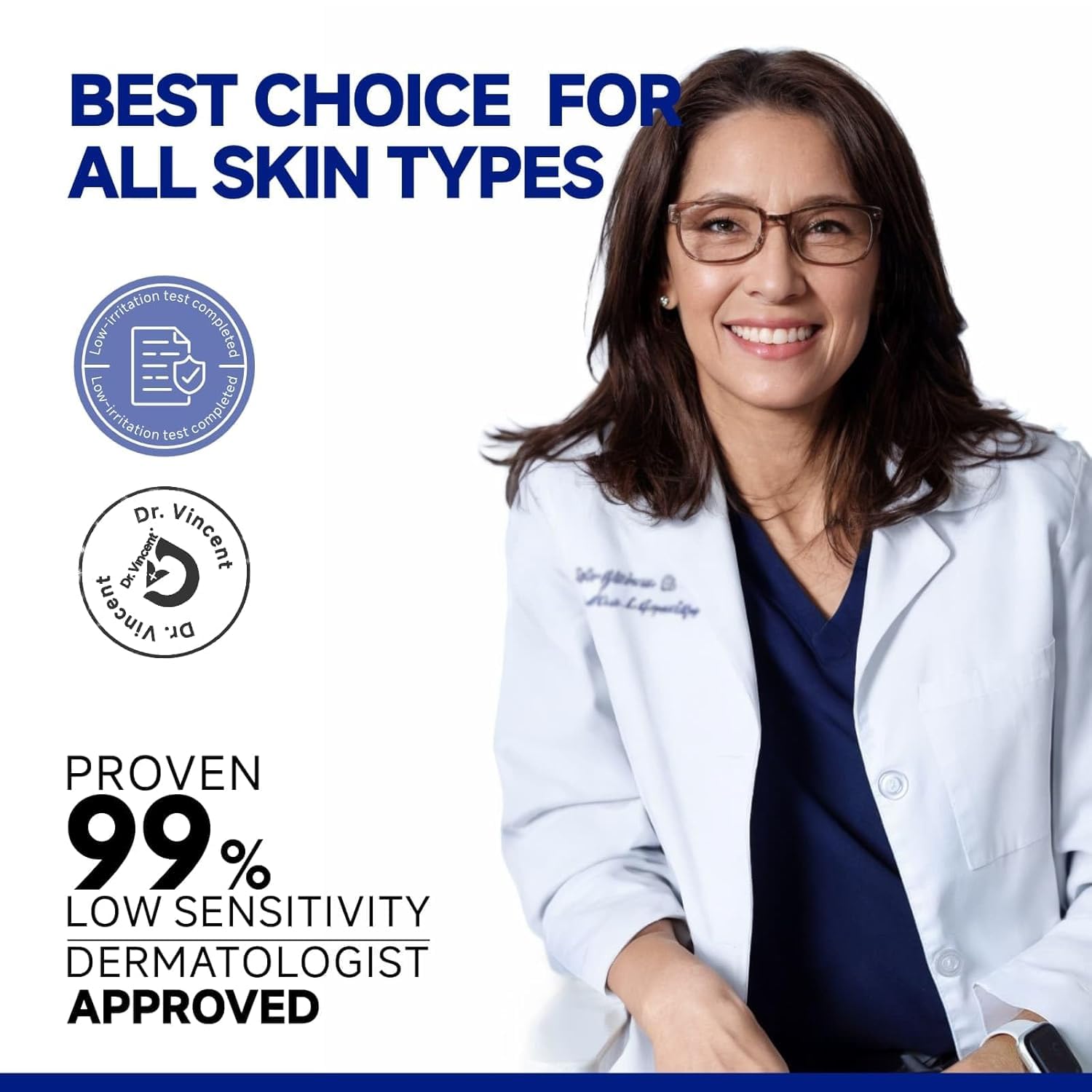 Dr Vincent peel-off action reveals smoother, firmer morning skin