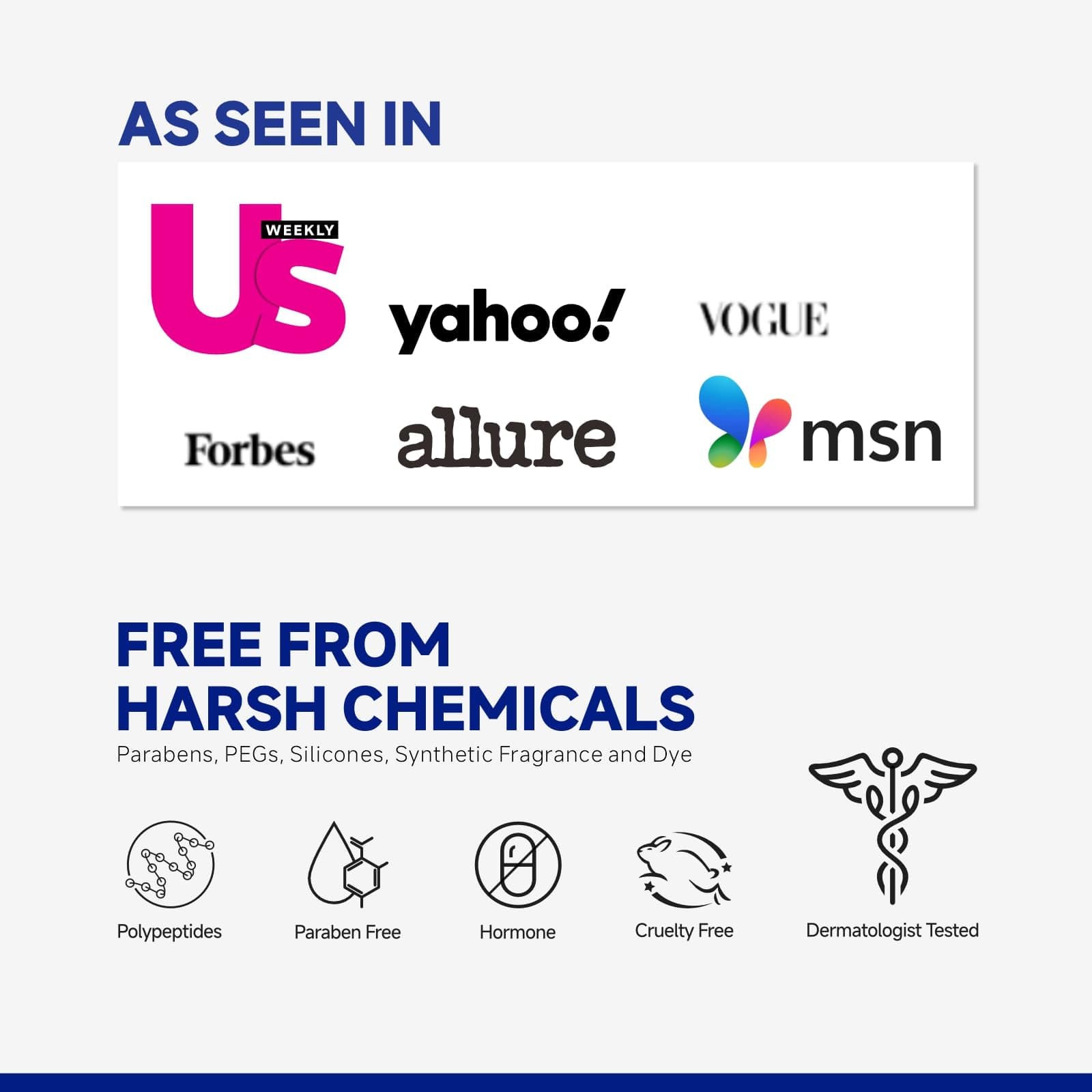 Dr Vincent cruelty-free dermatologist-tested label on packaging.