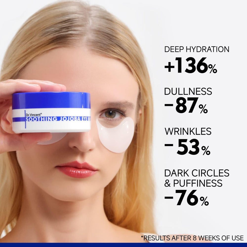 Dr Vincent patch serum texture reveals hydrating, nourishing formula.