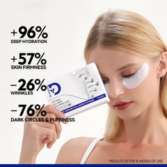 Dr Vincent under-eye patches grip-texture design keeps patches in place during wear.