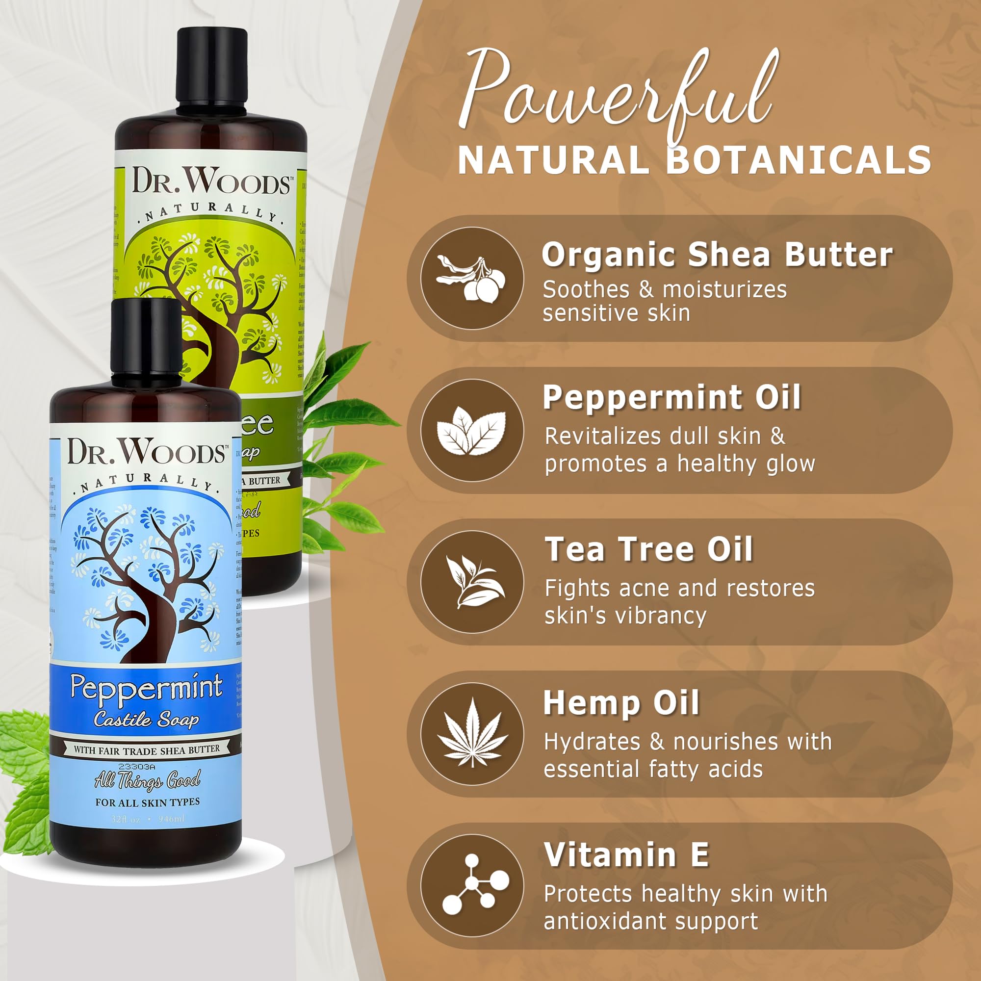 Dr. Woods Organic Shea Butter raw jar highlighting moisture and nourishment.