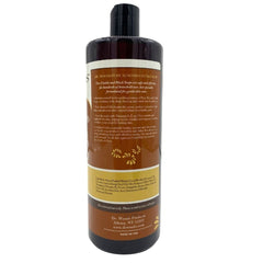 Dr. Woods almond castile soap lather showing rich foam for clean skin