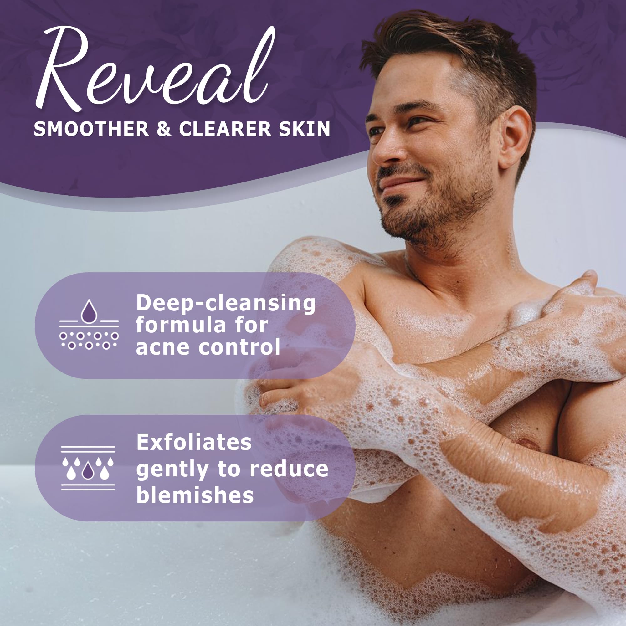 Dr. Woods unscented black soap cleanser for versatile body and face cleaning