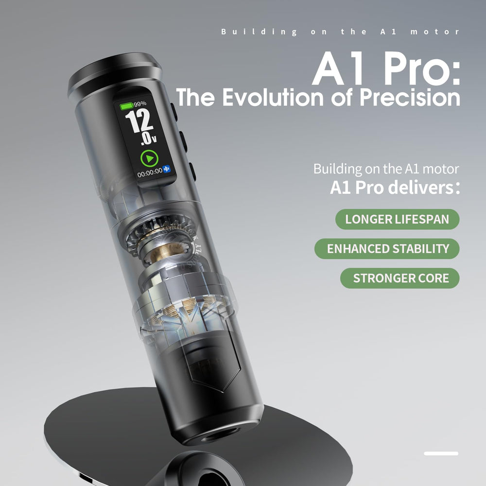 Dragonhawk A1 Pro battery module highlighting long-lasting power for extended practice sessions.