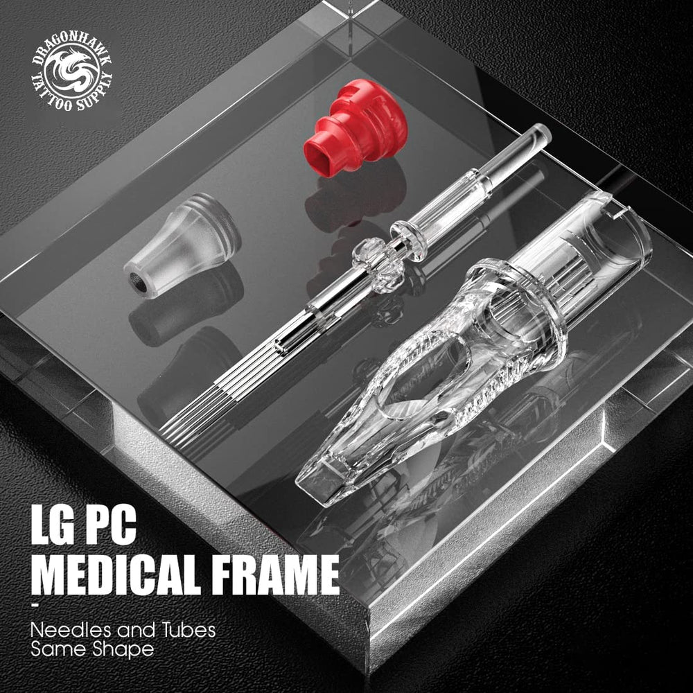 Dragonhawk Extreme cartridges 1005RL close-up supports clean, consistent needle movement.