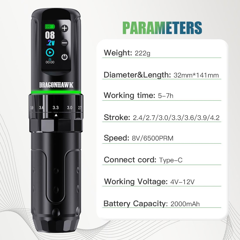 Dragonhawk L3 lightweight ergonomic design reduces hand fatigue
