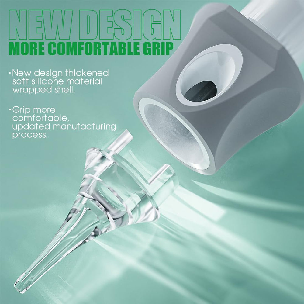 Dragonhawk one-piece needle with plunger overmold showing stability and controlled strokes.