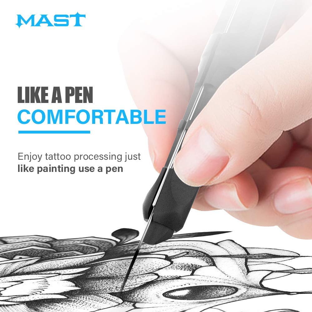 Dragonhawk Poke Needle Holder close-up demonstrates precise grommet system for smooth color.